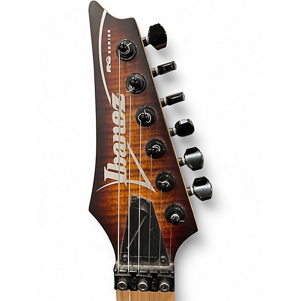 Used Ibanez RGAR42MFMT Brown Sunburst Solid Body Electric Guitar