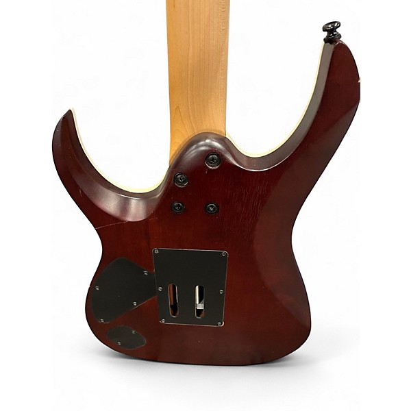 Used Ibanez RGAR42MFMT Brown Sunburst Solid Body Electric Guitar