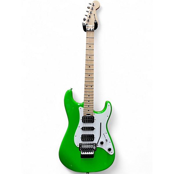 Used 2023 Charvel PRO MOD SO CAL Neon Green Solid Body Electric Guitar