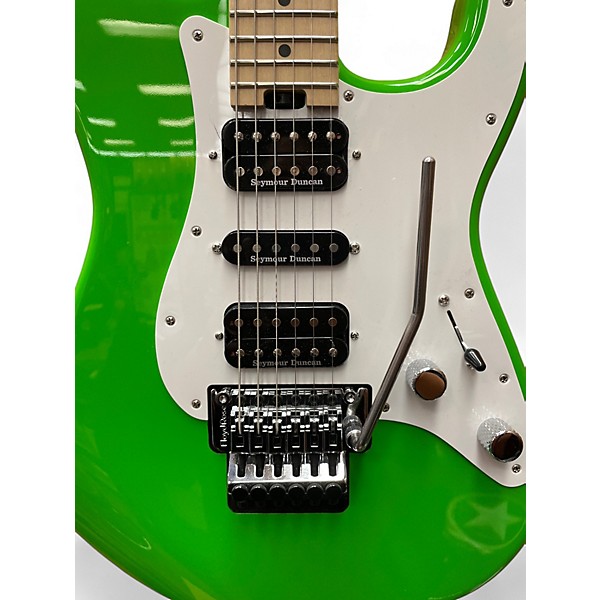 Used 2023 Charvel PRO MOD SO CAL Neon Green Solid Body Electric Guitar