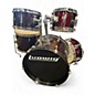 Used Ludwig 5 Piece Accent CS RED Drum Kit thumbnail