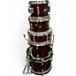 Used Ludwig 5 Piece Accent CS RED Drum Kit