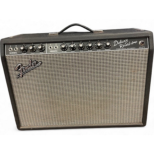 Used Fender 1965 Deluxe Reverb 22W Tube Guitar Amp Head