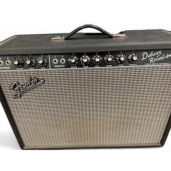 Used Fender 1965 Deluxe Reverb 22W Tube Guitar Amp Head