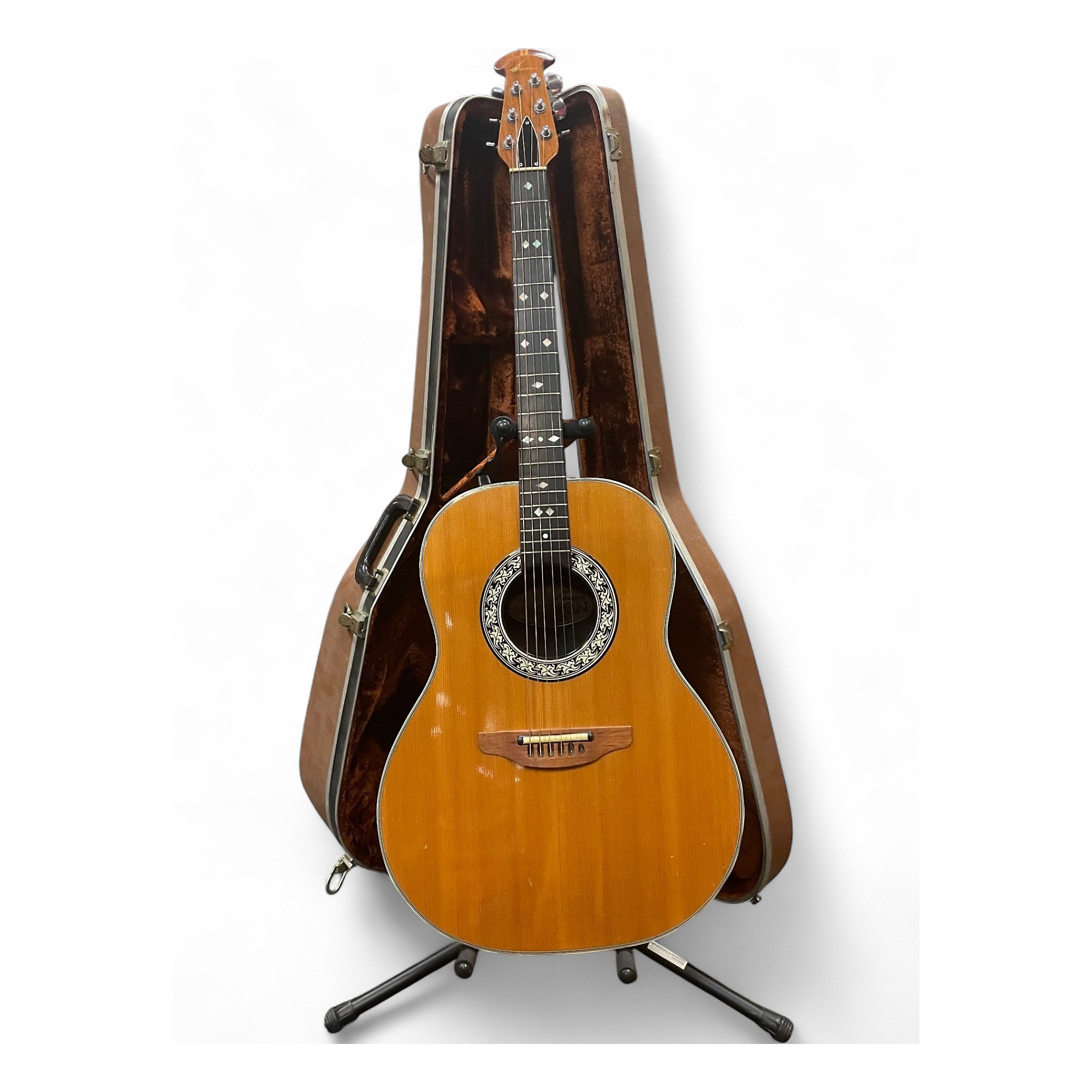 【ヴィンテージ・エレアコ】オベーションovationUSA 1612 Ovation 1612-4 Acoustic Guitar with Vintage Tone, Hard Case