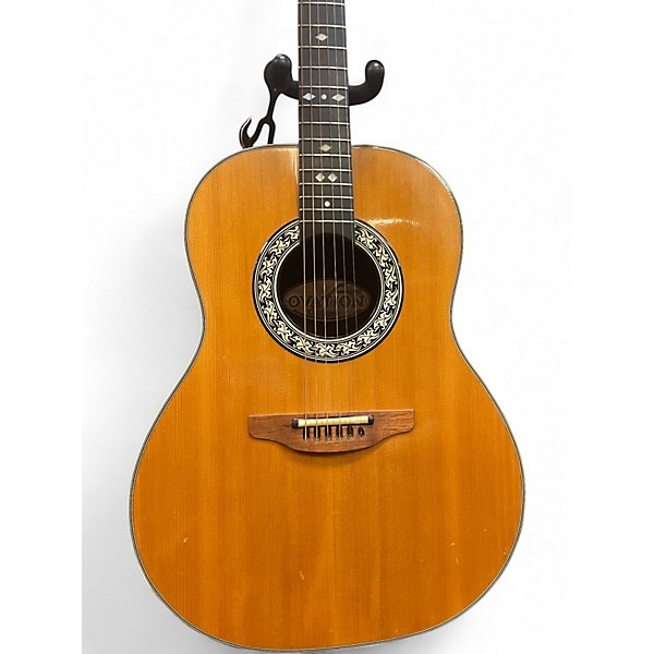 Vintage 1970s Ovation 1612-4 Natural Acoustic Electric