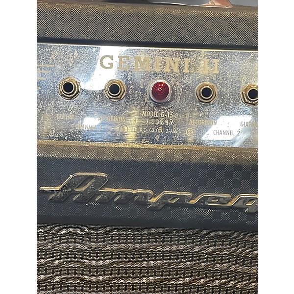 Vintage 1966 Ampeg gemini II Tube Guitar Combo Amp