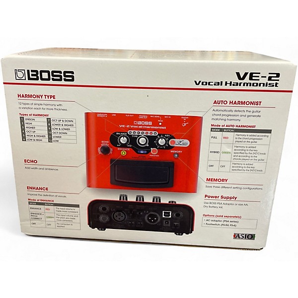 Used BOSS VE2 Vocal Harmonist Effect Processor