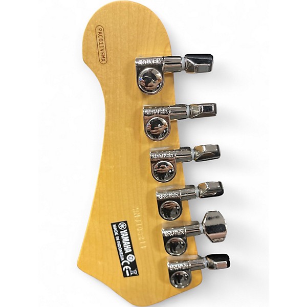 Used Yamaha PAC611VFMX BLACK Solid Body Electric Guitar