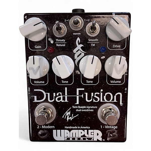 Wampler Dual Fusion オーバードライブ Used Wampler Dual Fusion Tom Quayle Signature Overdrive
