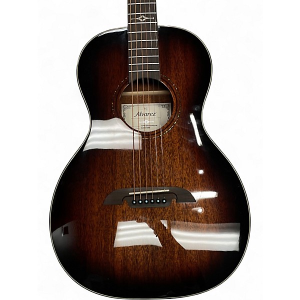 Used Alvarez AP66 Parlor SHADOWBURST Acoustic Guitar