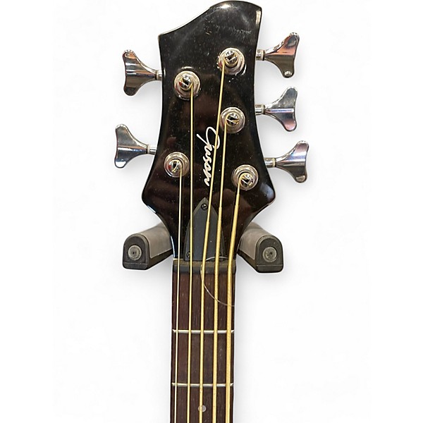 Used Guson 5 STRING BASS Blue Electric Bass Guitar