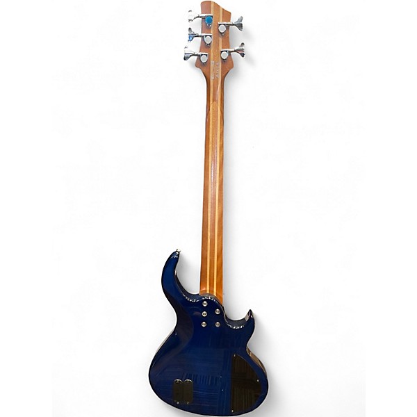 Used Guson 5 STRING BASS Blue Electric Bass Guitar