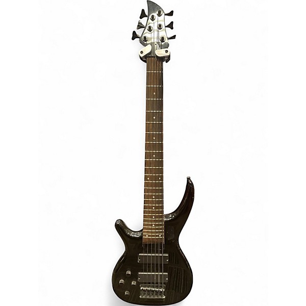 Used Starfire  6 String Bass Black Electric Bass Guitar