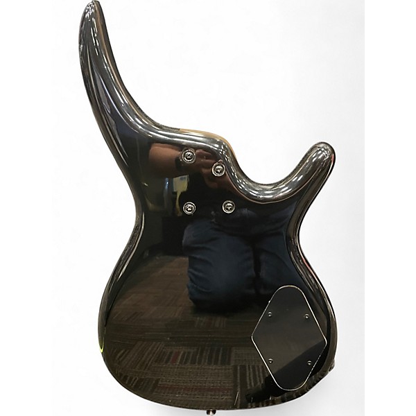 Used Starfire  6 String Bass Black Electric Bass Guitar