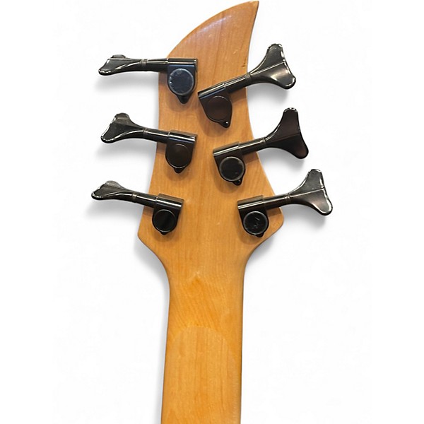 Used Starfire  6 String Bass Black Electric Bass Guitar