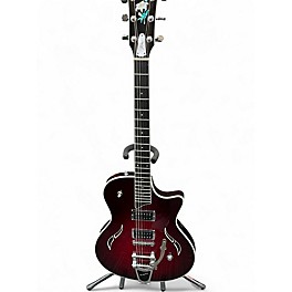 Used Taylor T3B Bigsby Berry Burst Hollow Body Electric Guitar