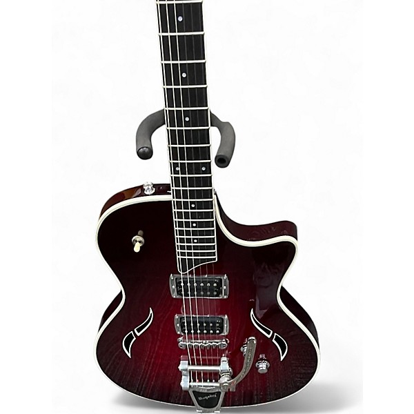 Used Taylor T3B Bigsby Berry Burst Hollow Body Electric Guitar