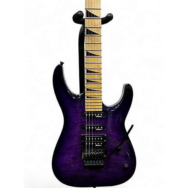 Used Jackson JS32Q DKA Transparent purple burst Solid Body Electric Guitar