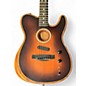 Used 2023 Fender American Acoustasonic Telecaster Brown Sunburst Acoustic Electric Guitar thumbnail
