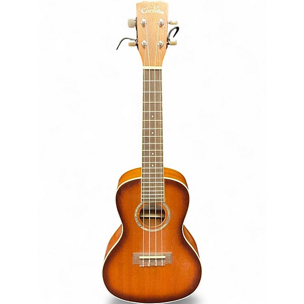 Used Cordoba 15CM Concert Edge Burst Ukulele