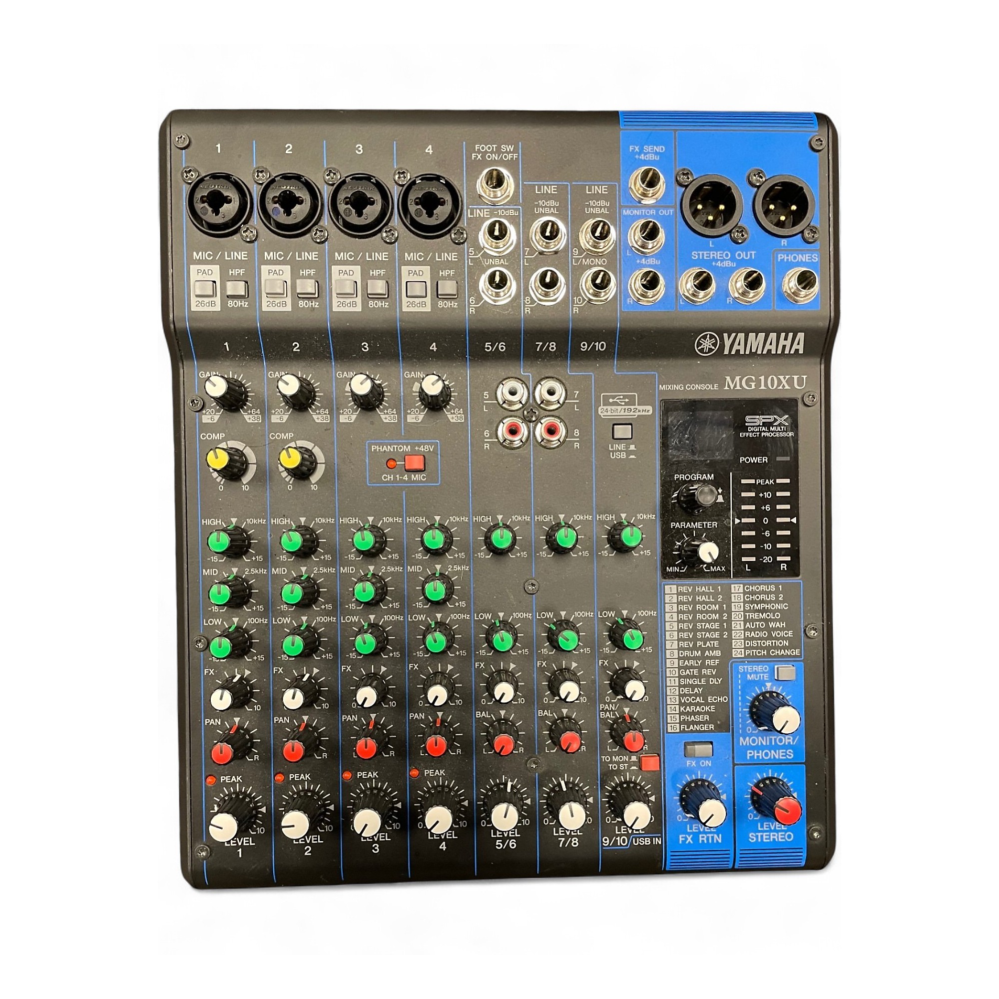 YAMAHA MG10XU ミキサー Amazon.com: Yamaha MG10XU 10-Channel Analog Mixer, with 4