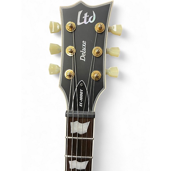 Used ESP LTD EC1000T CTM Tobacco Burst Solid Body Electric Guitar