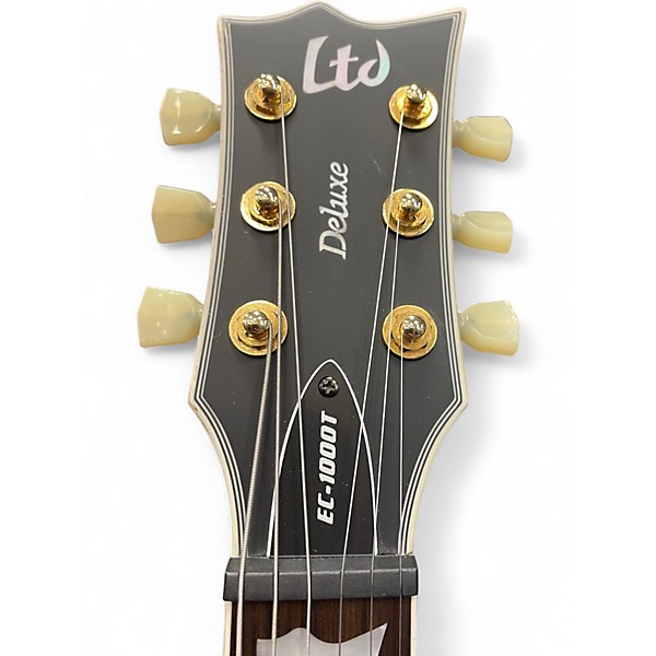 Used ESP LTD EC1000T CTM Tobacco Burst Solid Body Electric Guitar