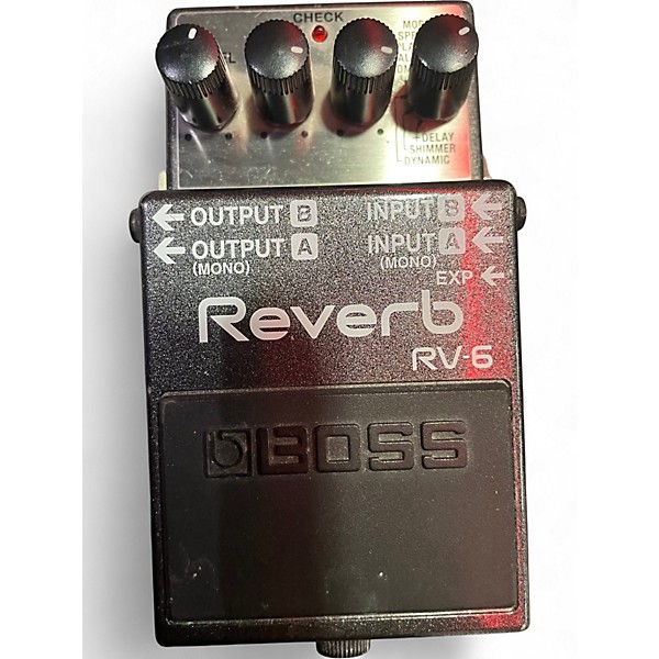 Used BOSS RV6 Digital Reverb Effect Pedal