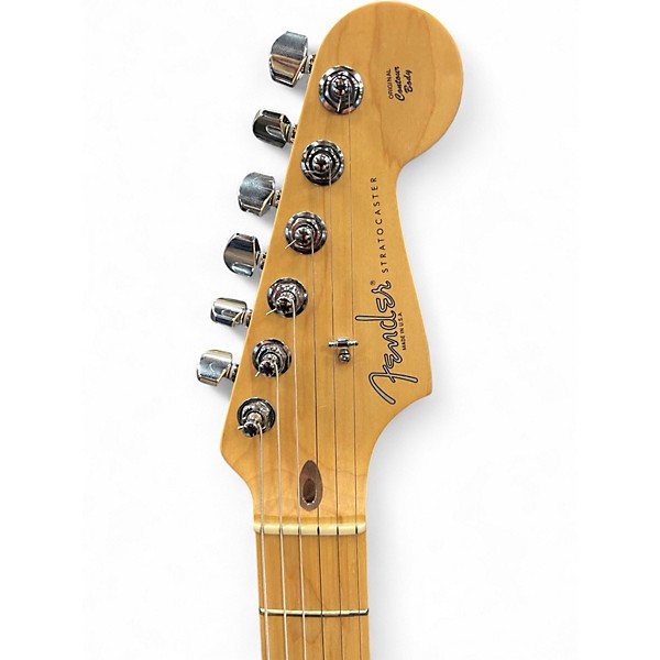 Used 2004 Fender AMERICAN STRATOCASTER Black Solid Body Electric Guitar