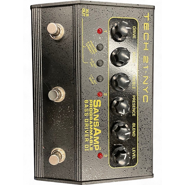 Used Tech 21 Sansamp PBDR Bass Driver DI Bass Effect Pedal
