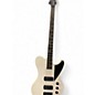 Used Schecter Guitar Research Ultra Bass IV White Electric Bass Guitar thumbnail