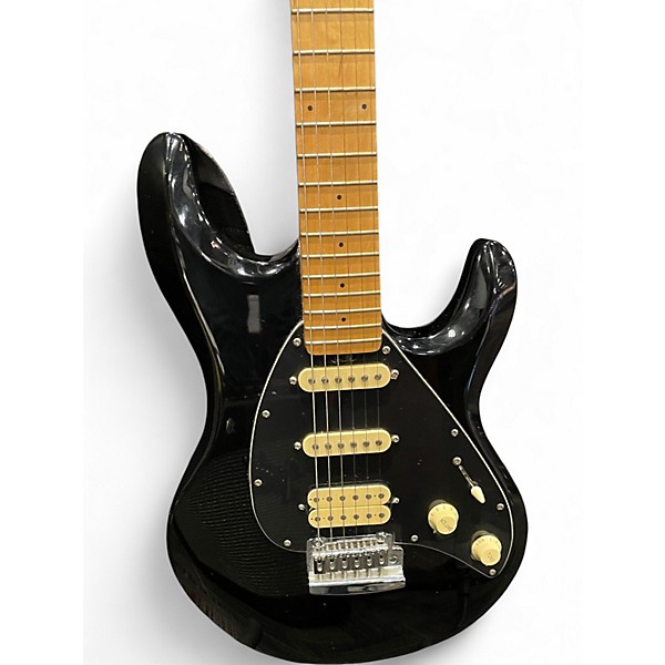 Used Sterling by Music Man Sub AX3 Axis Black Solid Body Electric Guitar