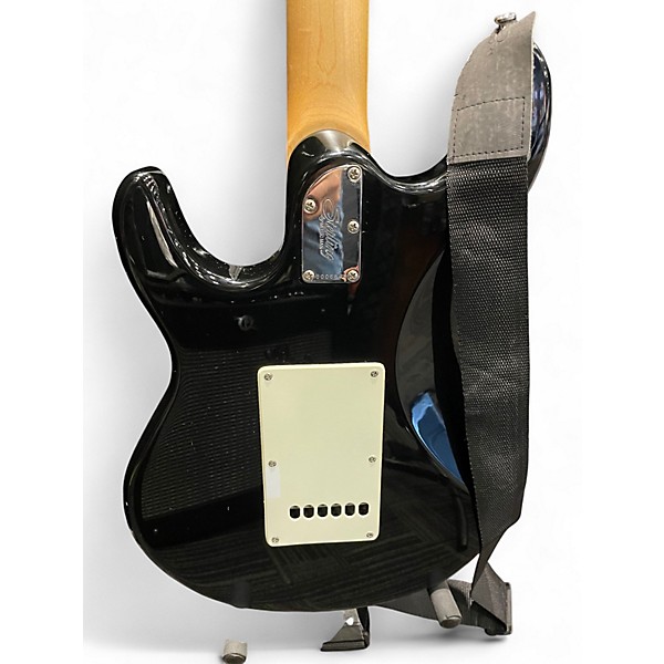 Used Sterling by Music Man Sub AX3 Axis Black Solid Body Electric Guitar