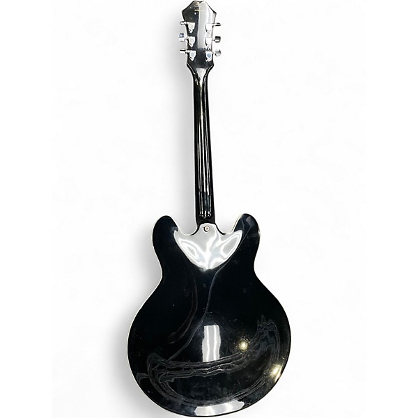Used 1999 Epiphone Dot Black Hollow Body Electric Guitar