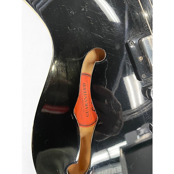 Used 1999 Epiphone Dot Black Hollow Body Electric Guitar