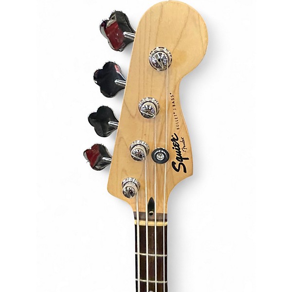 Used Squier BULLET BASS Black Electric Bass Guitar