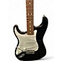 Used 2021 Fender Player Stratocaster Left Handed Black Solid Body Electric Guitar