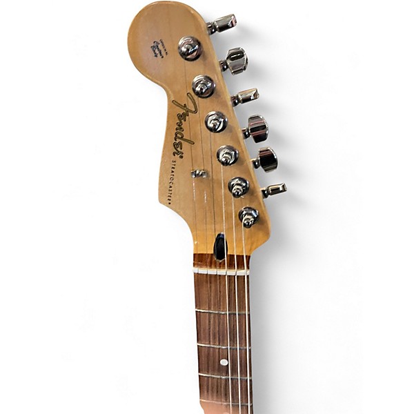 Used 2021 Fender Player Stratocaster Left Handed Black Solid Body Electric Guitar