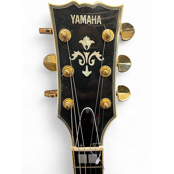 Used Yamaha SA2200 White Hollow Body Electric Guitar