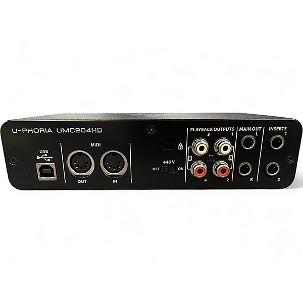 Used Behringer U-PHORIA UMC204HD Audio Interface | Guitar Center