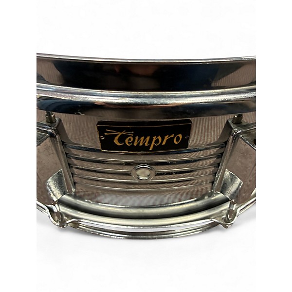 Used Tempro 5.5X14 STEEL SNARE  Chrome Drum