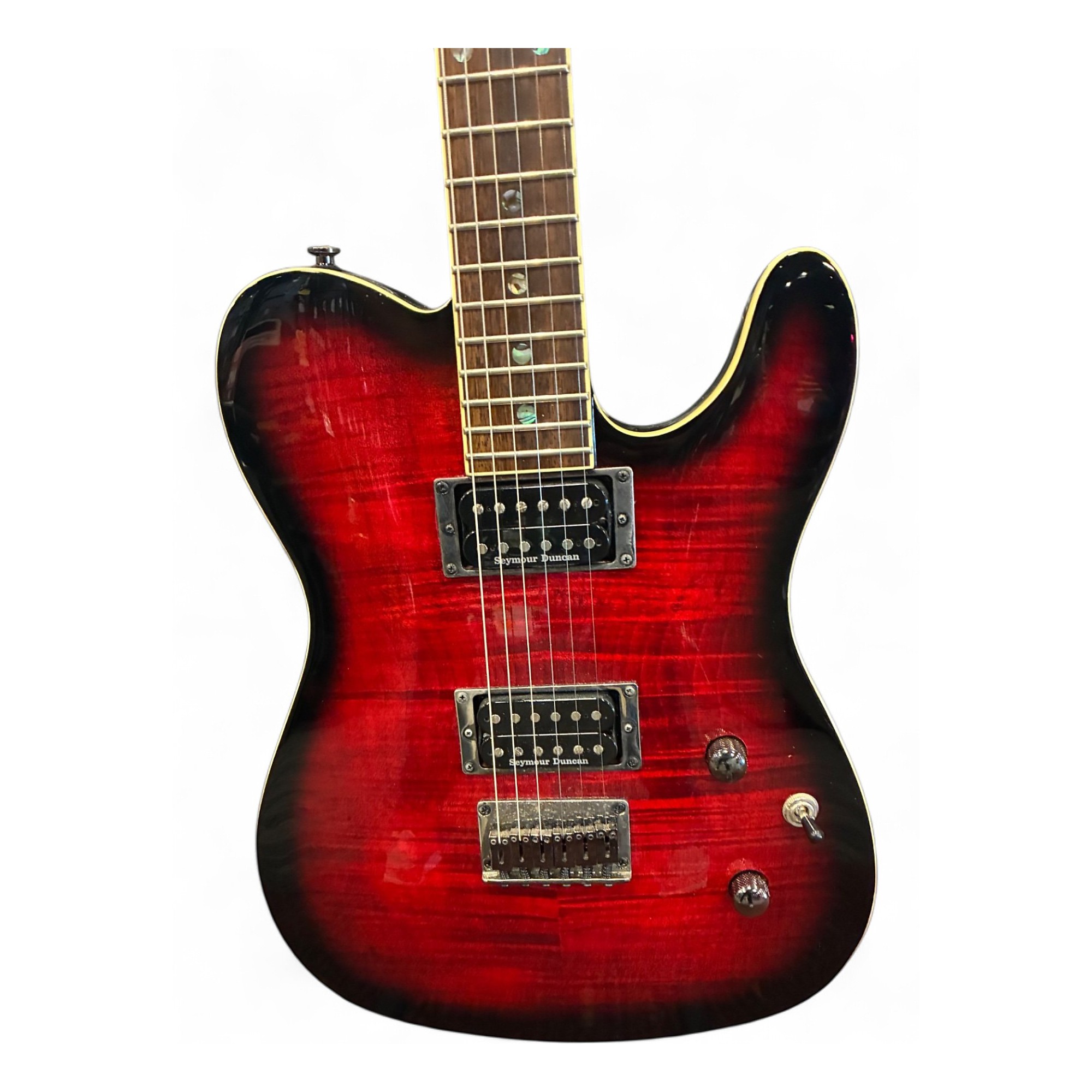 Used Fender Special Edition Custom Telecaster FMT HH Crimson Red