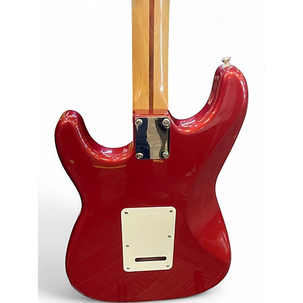 Used Fender Standard Stratocaster Orange Solid Body Electric Guitar