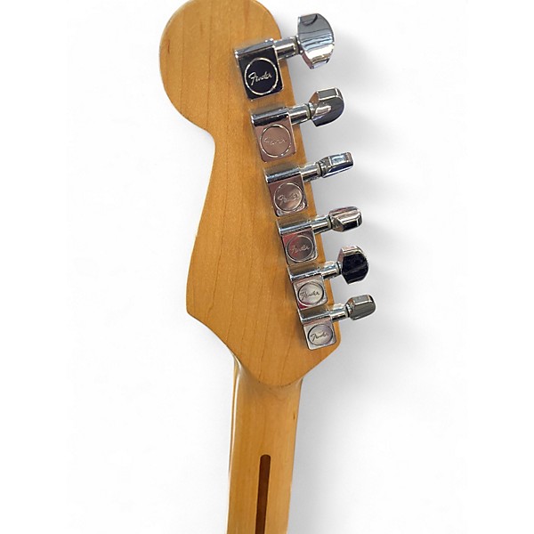 Used Fender Standard Stratocaster Orange Solid Body Electric Guitar