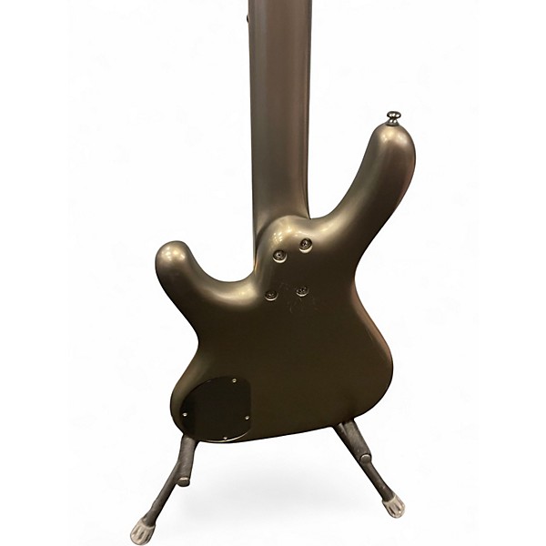 Used Ibanez EDB605 Metallic Gray Electric Bass Guitar