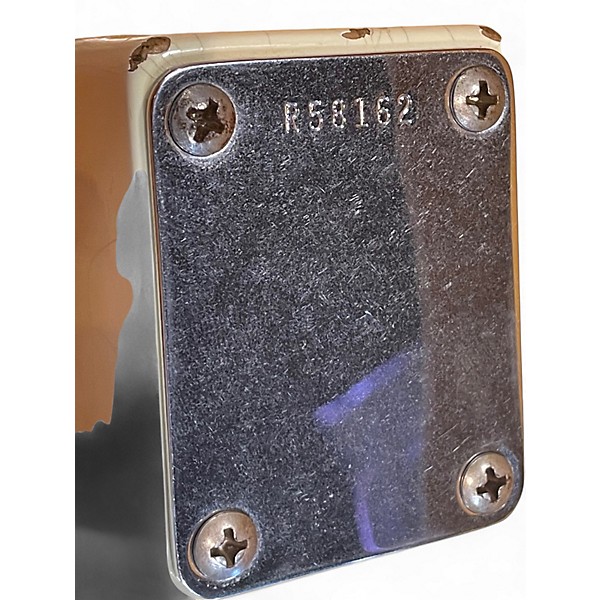 Used Fender 1965 Fender Stratocaster Reissue Master Built Olympic White Solid Body Electric Guitar