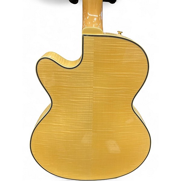 Used Epiphone Emperor II Joe Pass Signature Yellow Hollow Body Electric Guitar