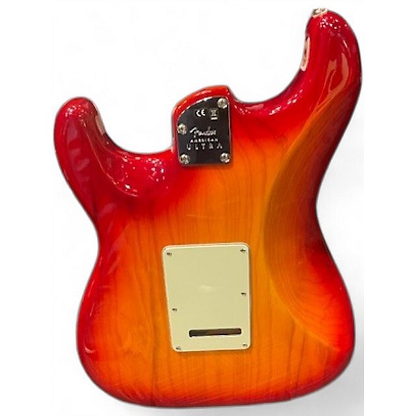 Used Fender American Ultra Stratocaster HSS Plasma Burst Solid Body Electric Guitar