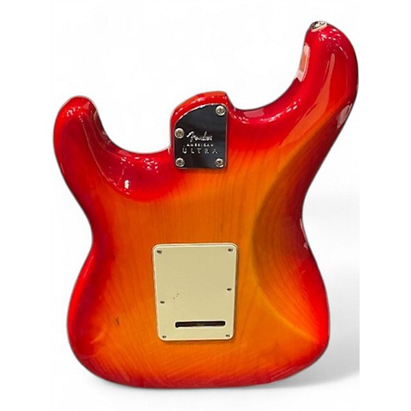 Used Fender American Ultra Stratocaster Plasma Burst Solid Body Electric Guitar